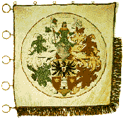 Wappen des CV auf Standarte Wappen des CV auf Standarte