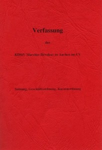 Verfassung der KDStV Marchia (Breslau) zu Aachen im CV