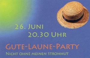 Gute-Laune-Party Flyer Gute-Laune-Party Flyer